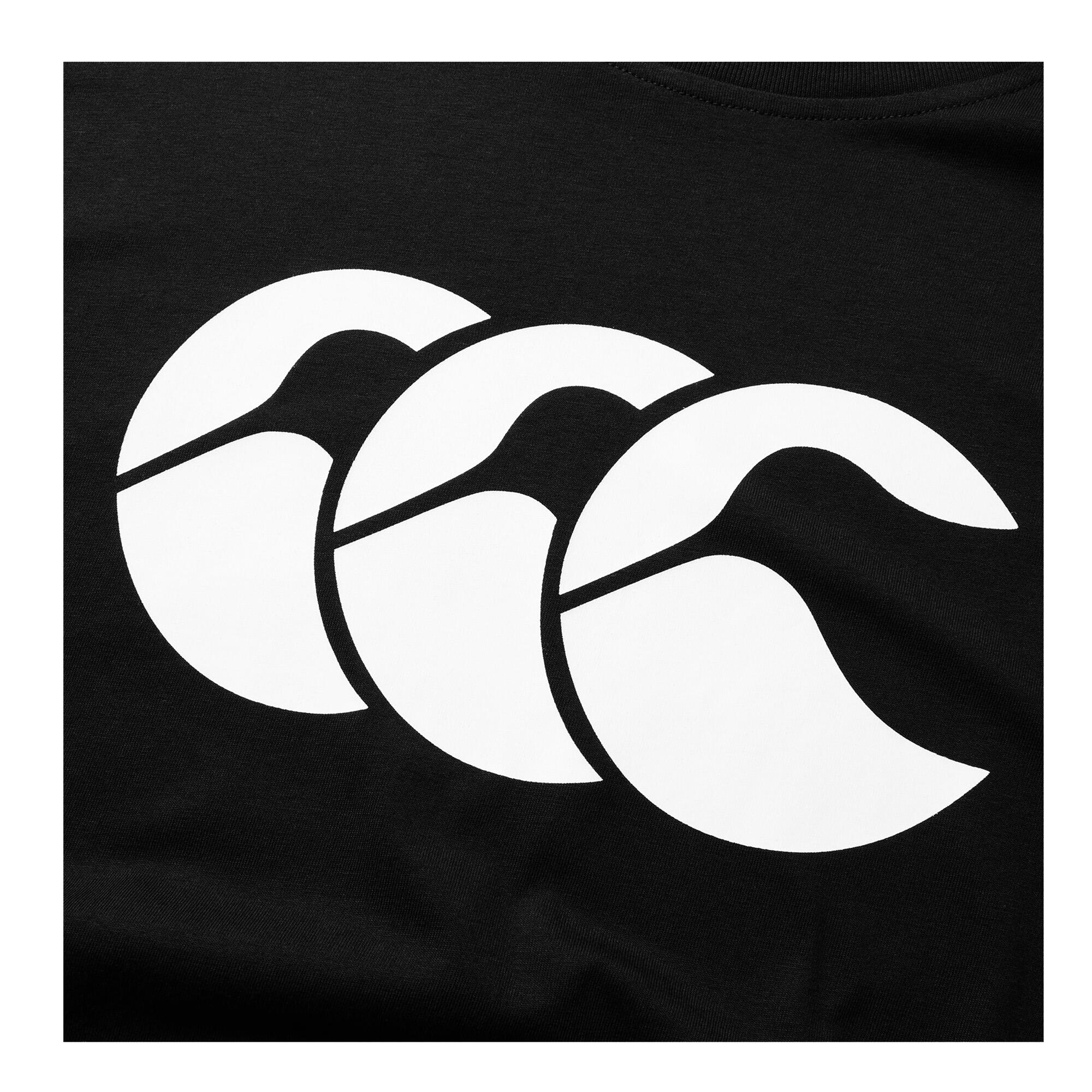 TShirt für Herren Schwarz/Weiß 3/4