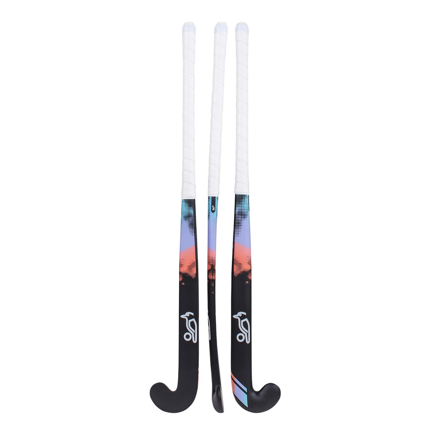 Echo LBow Hockey Stick (Black/Multicoloured) 1/2