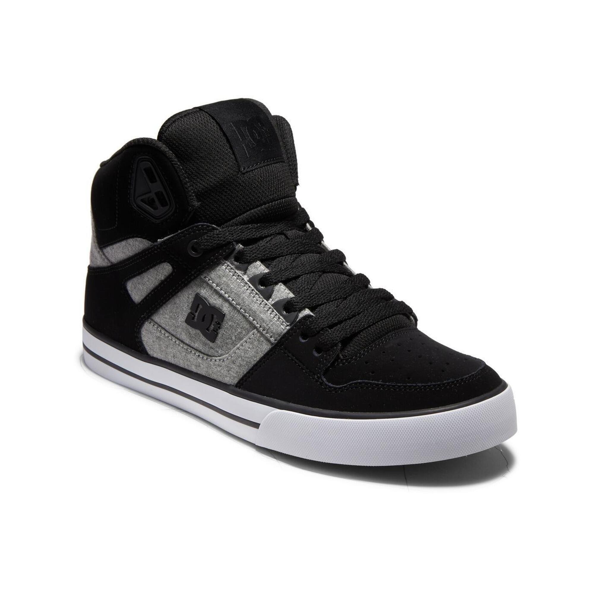Dc Shoes - Chaussures Montantes Pure Se Noir Homme - Baskets - Gris - Decathlon
