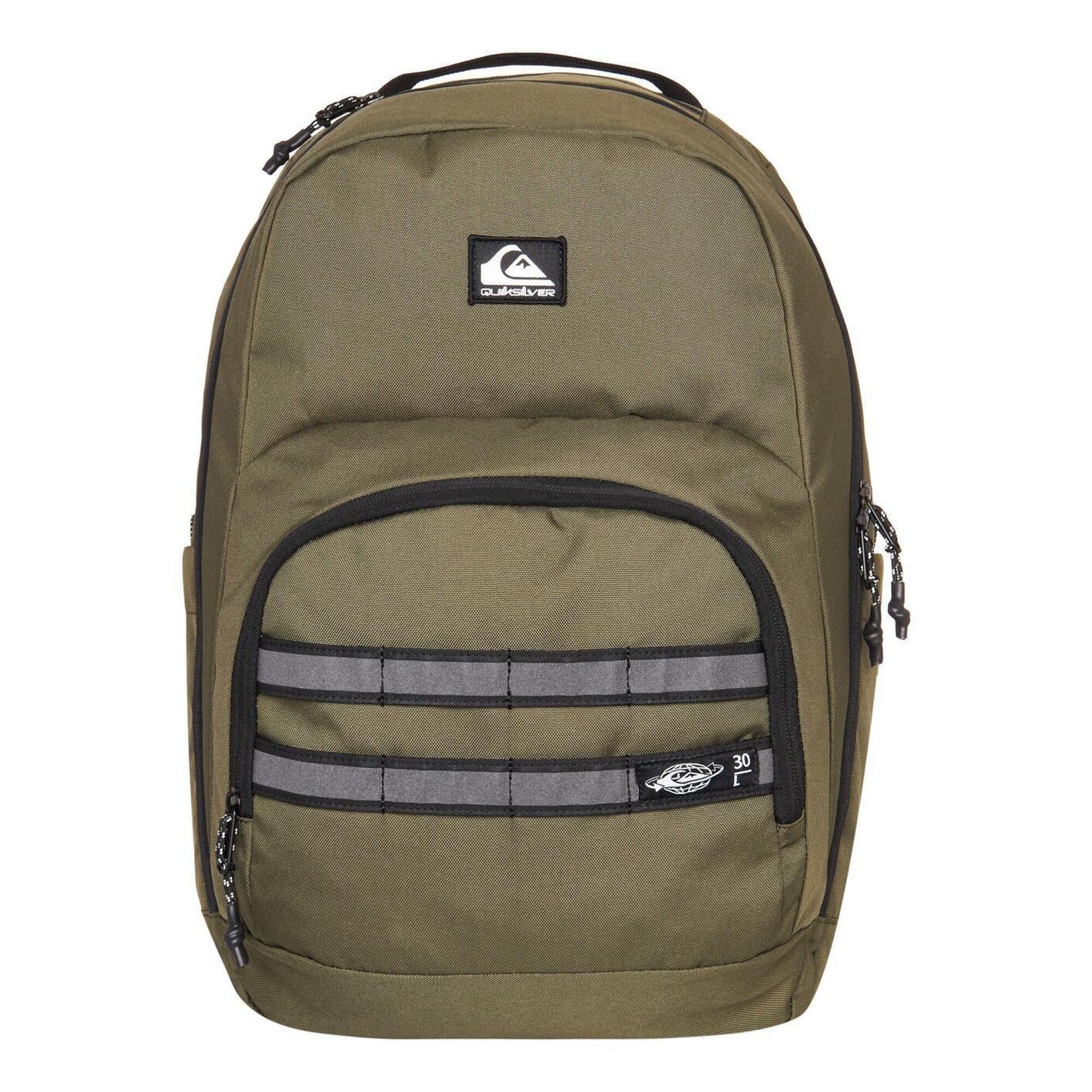 Quiksilver - Sac À Dos Schoolie 3.0 Marron Homme - Sac À Dos - Vert - No Size - Decathlon