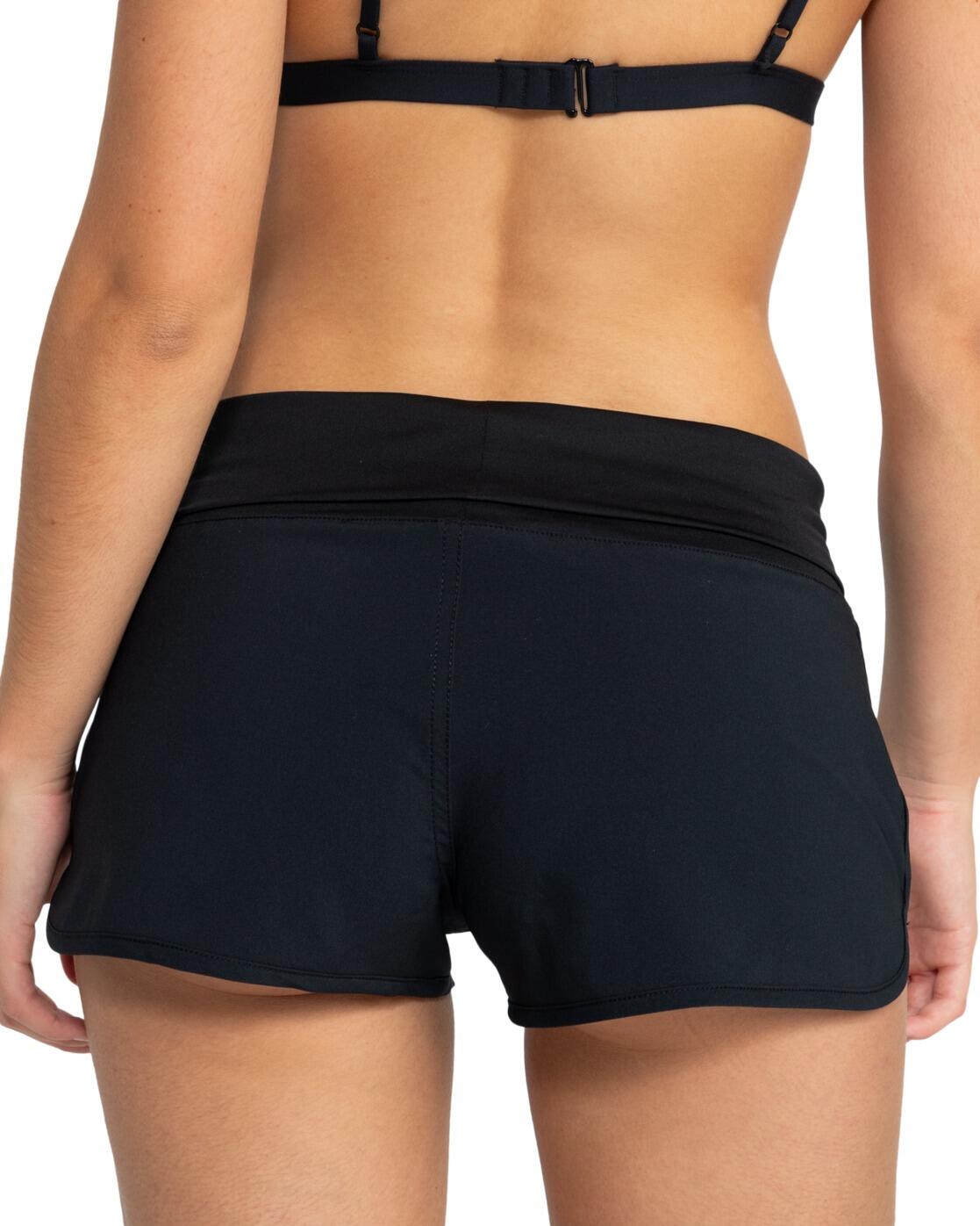 Bañadores cortos Roxy con tejido elástico y poliéster reciclado 3/6