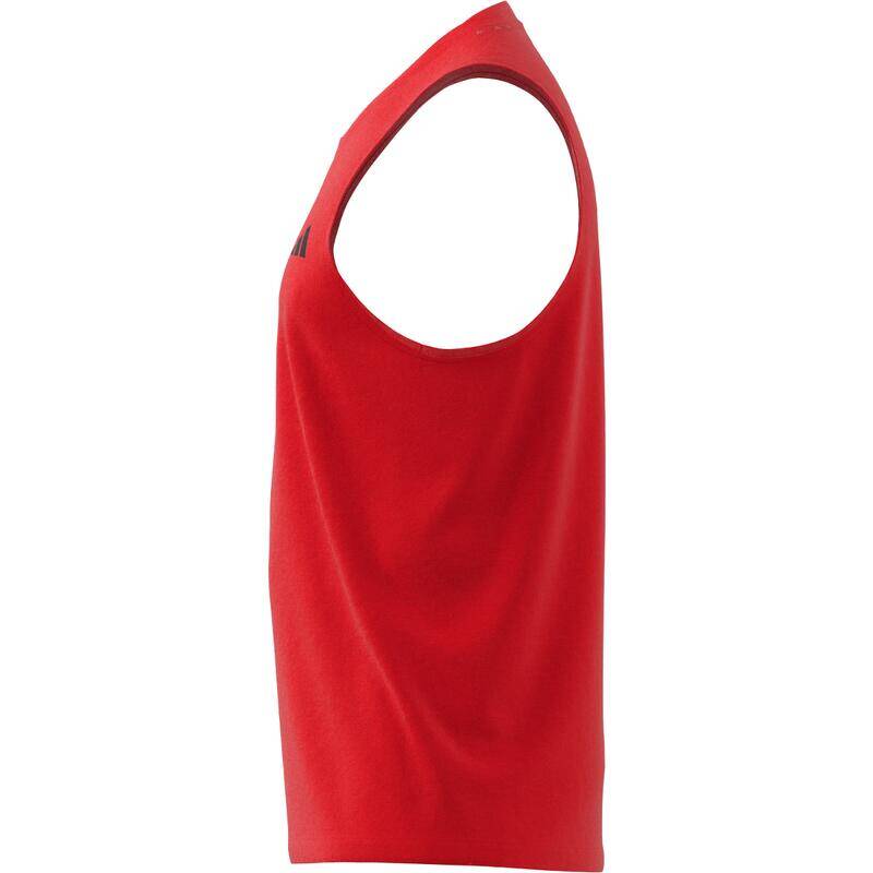 Adidas TR-ES FR SL T Men Training T-Shirts Red -  3