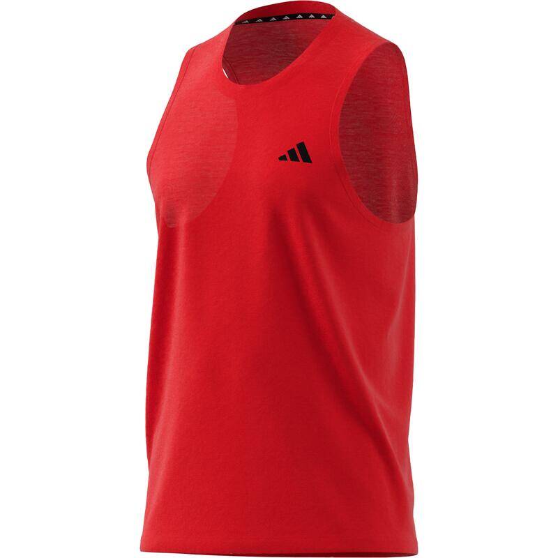 Adidas TR-ES FR SL T Men Training T-Shirts Red -  4