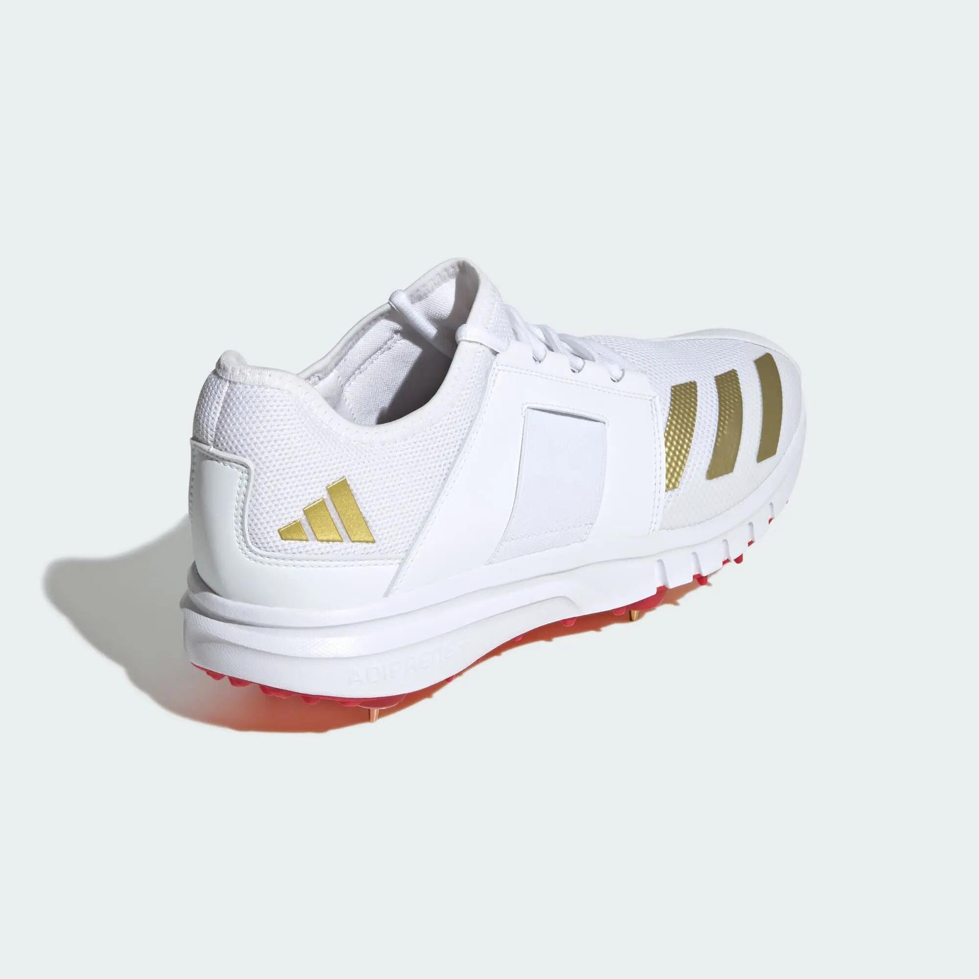 Adidas Howzat Spike 20 Cricket Men Cricket Shoes White -  5