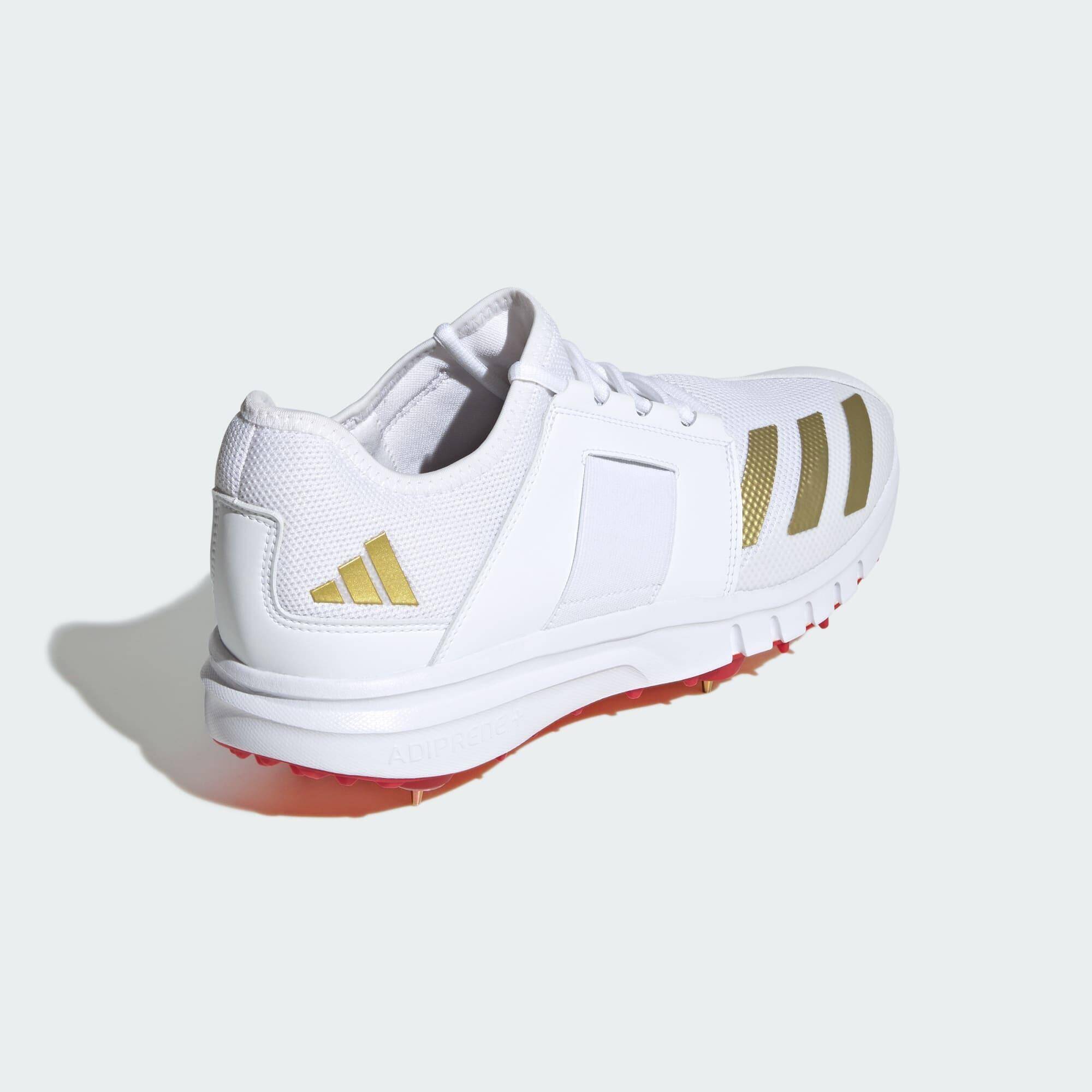 Adidas Howzat Spike 20 Cricket Men Cricket Shoes White -  5