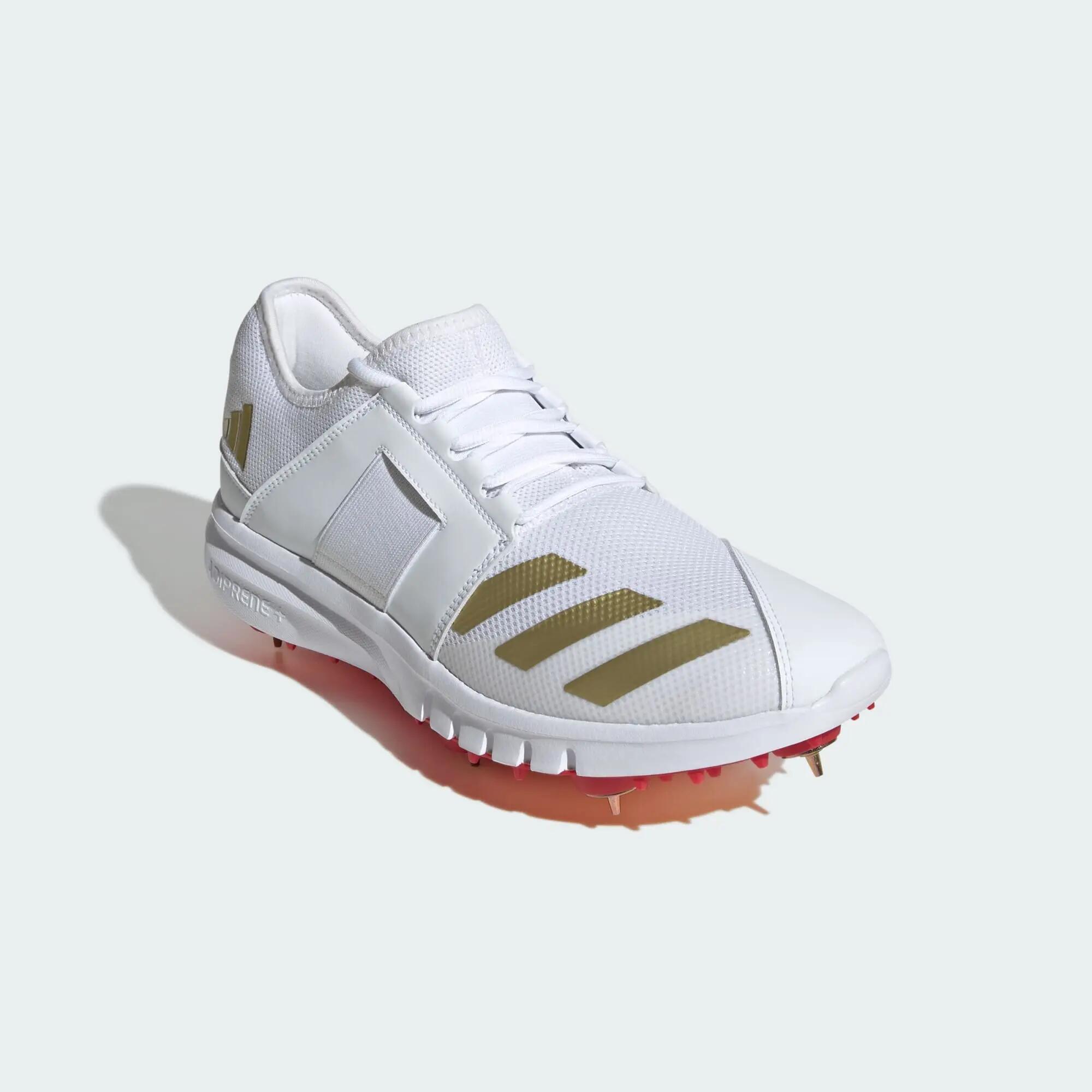Adidas Howzat Spike 20 Cricket Men Cricket Shoes White -  4