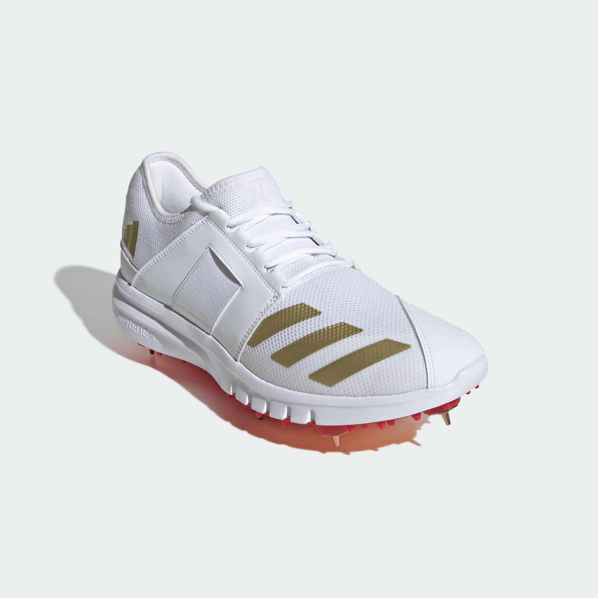 Adidas Howzat Spike 20 Cricket Men Cricket Shoes White -  4