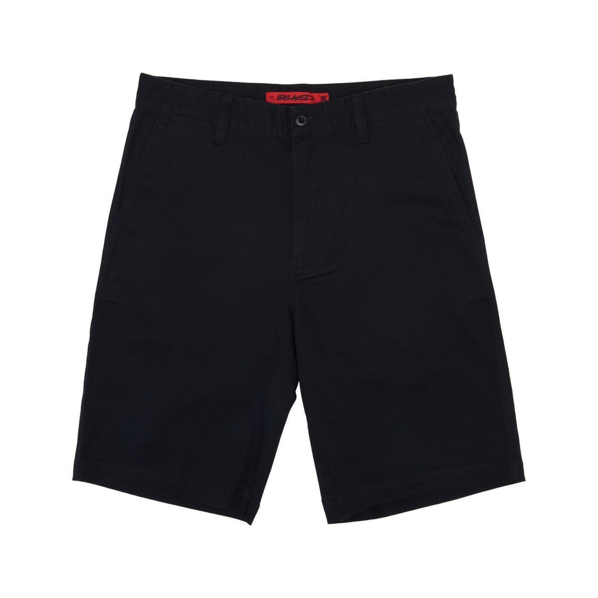 Dc Shoes - Short Chino Worker Relaxed Noir Homme - Short - Noir - Decathlon