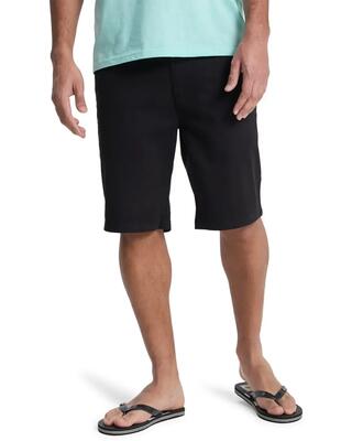 Denim short union straight 20" schwarz heren