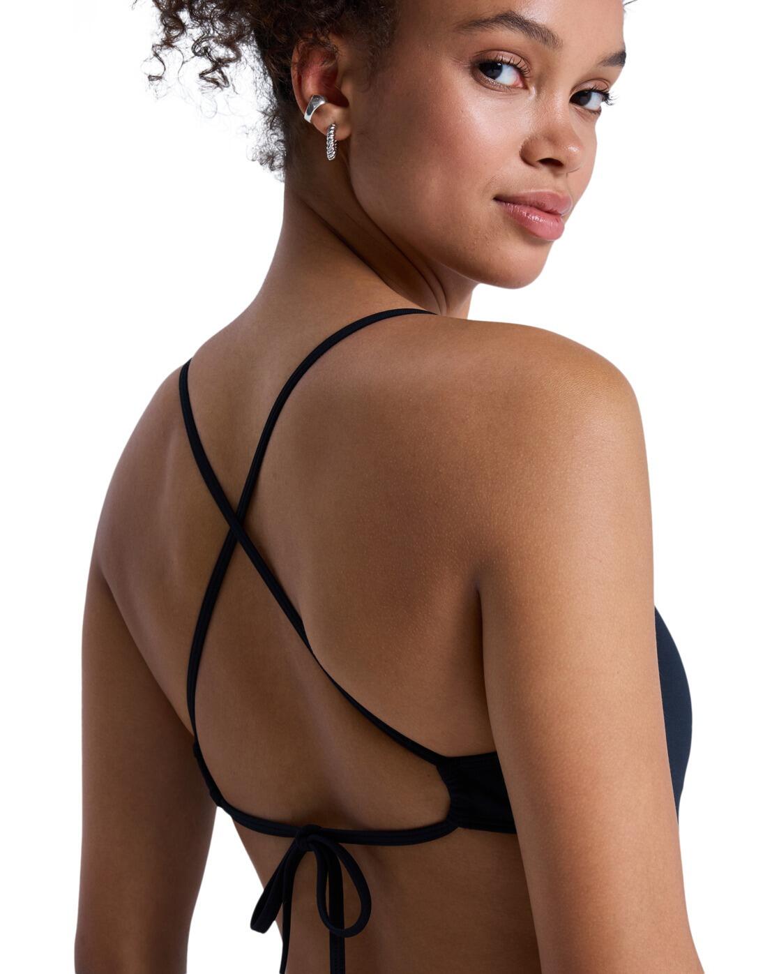 Maillot de bain une pièce SOLID ESSENTIALS ONE-PIECE Noir Femme 4/4
