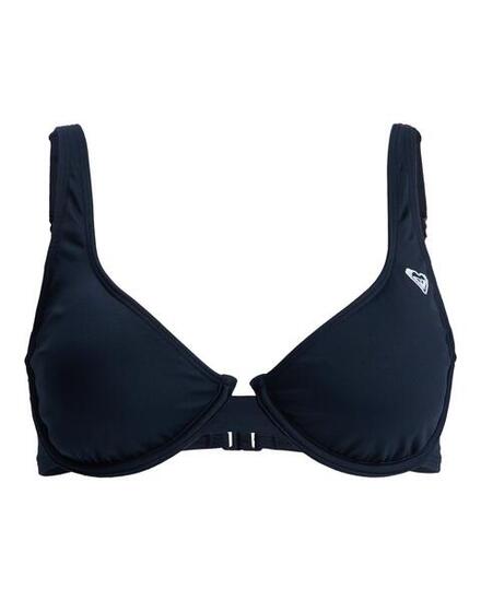Top de bikini D-Cup con Aros SOLID ESSENTIALS Negro Mujer