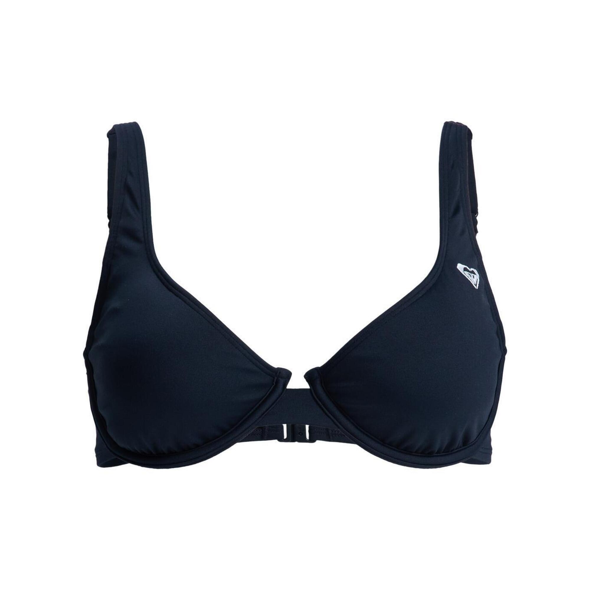 Roxy - Haut De Bikini Bonnet D À Armatures Solid Essentials Noir Femme - Haut De Maillot De Bain (bikini) - Gris - 46 L/xl - Decathlon