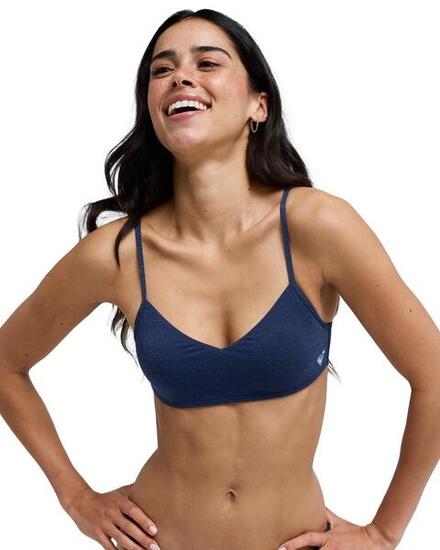 Haut de bikini bralette Bleu Femme