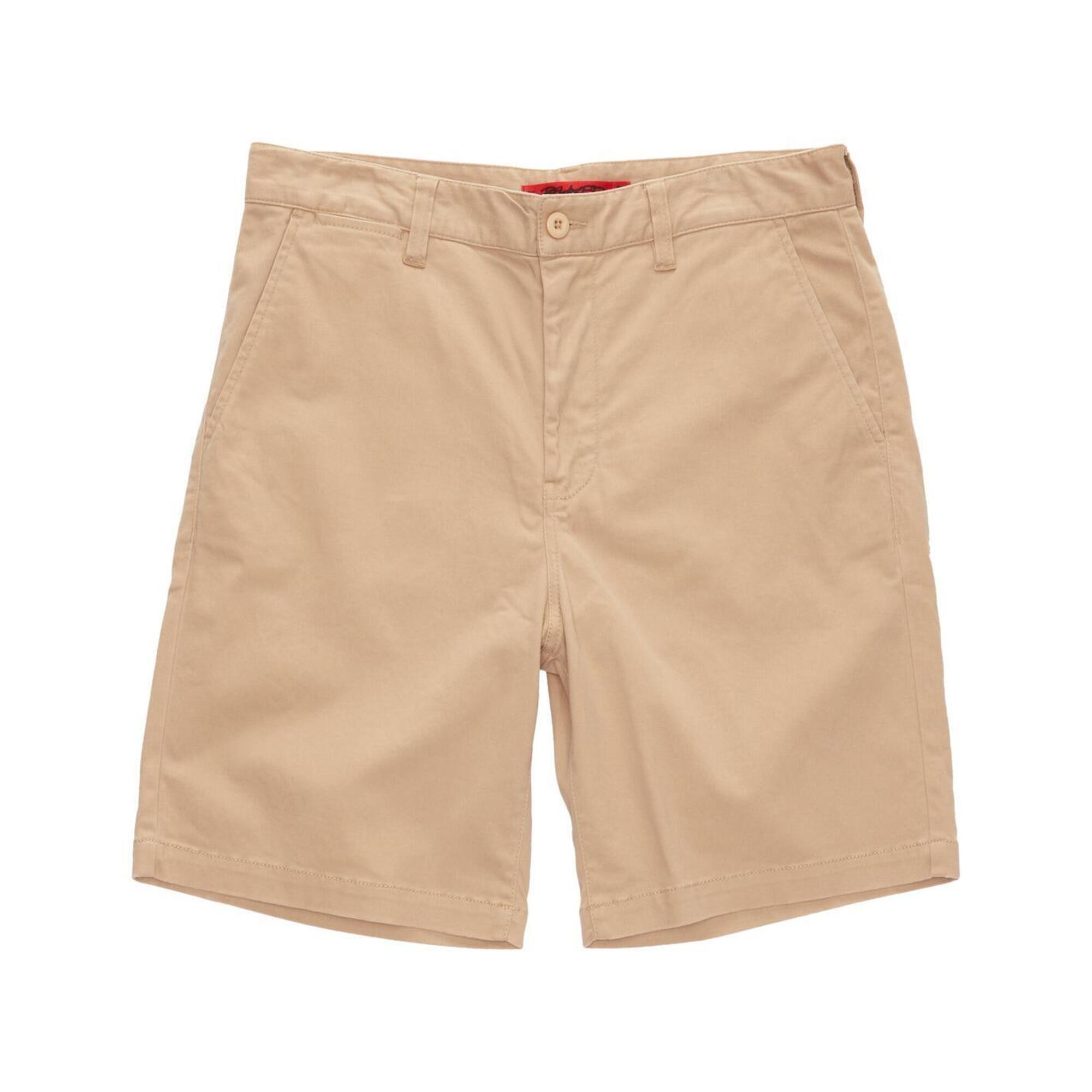 Dc Shoes - Short Chino Worker Relaxed Marron Homme - Short - Beige - Decathlon