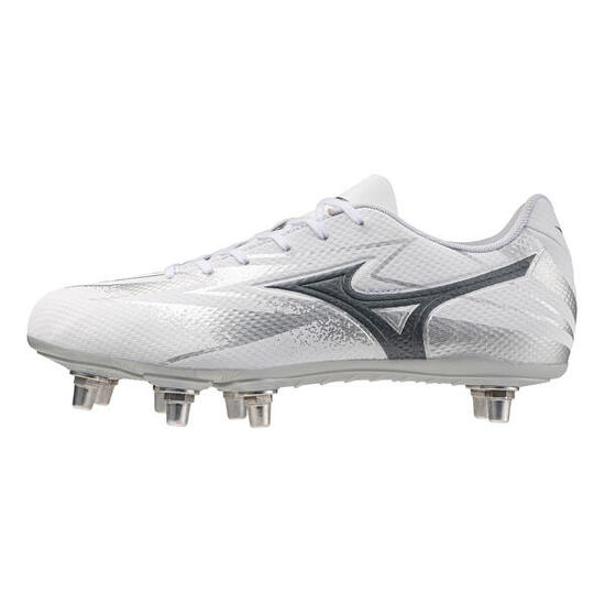 Crampons de rugby Mizuno Waitangi Pro Blanc et gris
