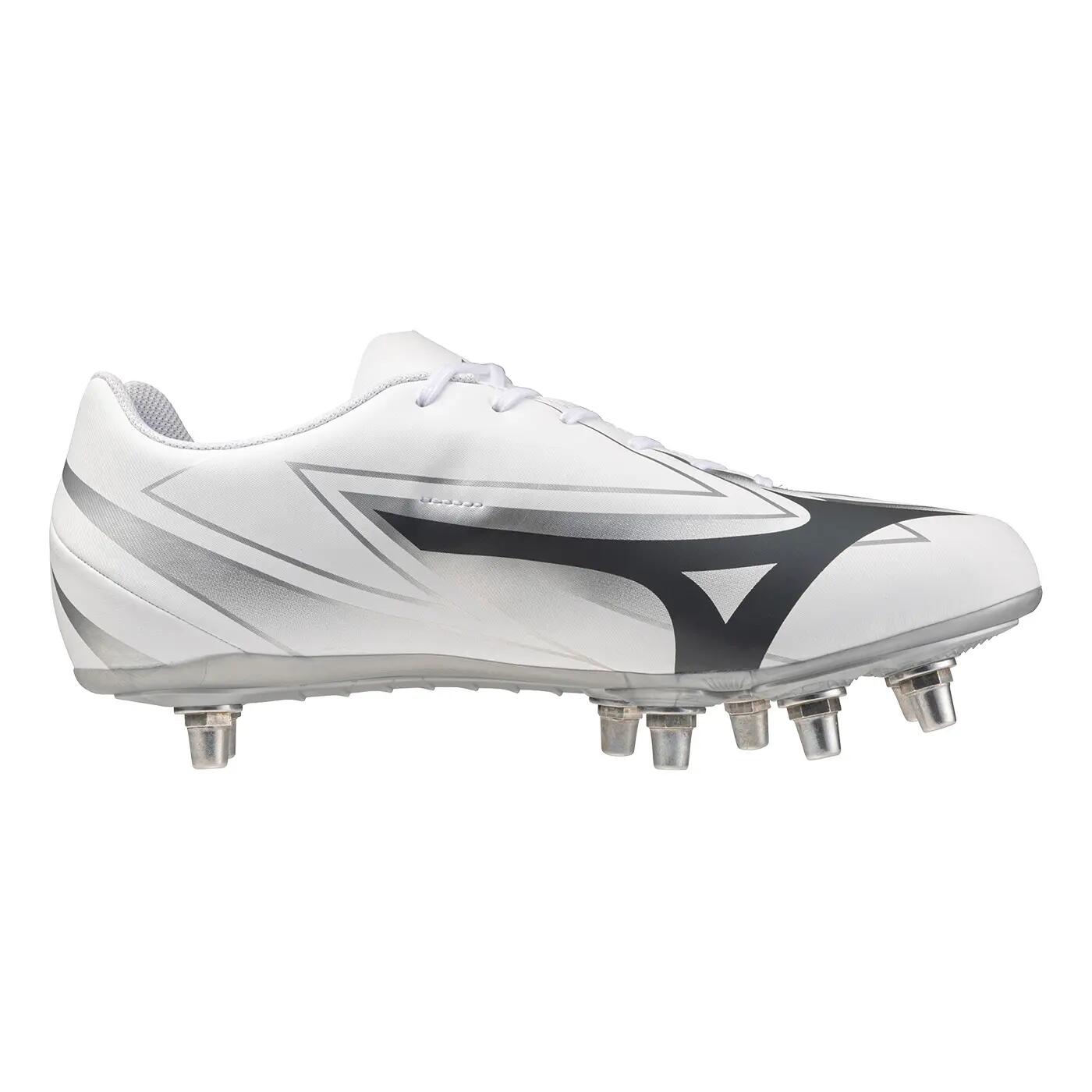 Mizuno Waitangi Club Rugby Kicks Wit En Grijs 3/6