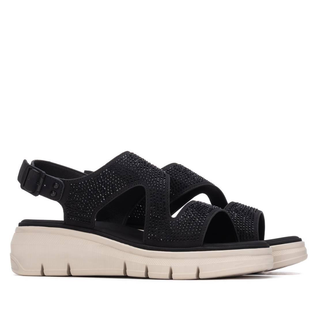 Sandalia De Mujer Xti 145399 Negro 4/5