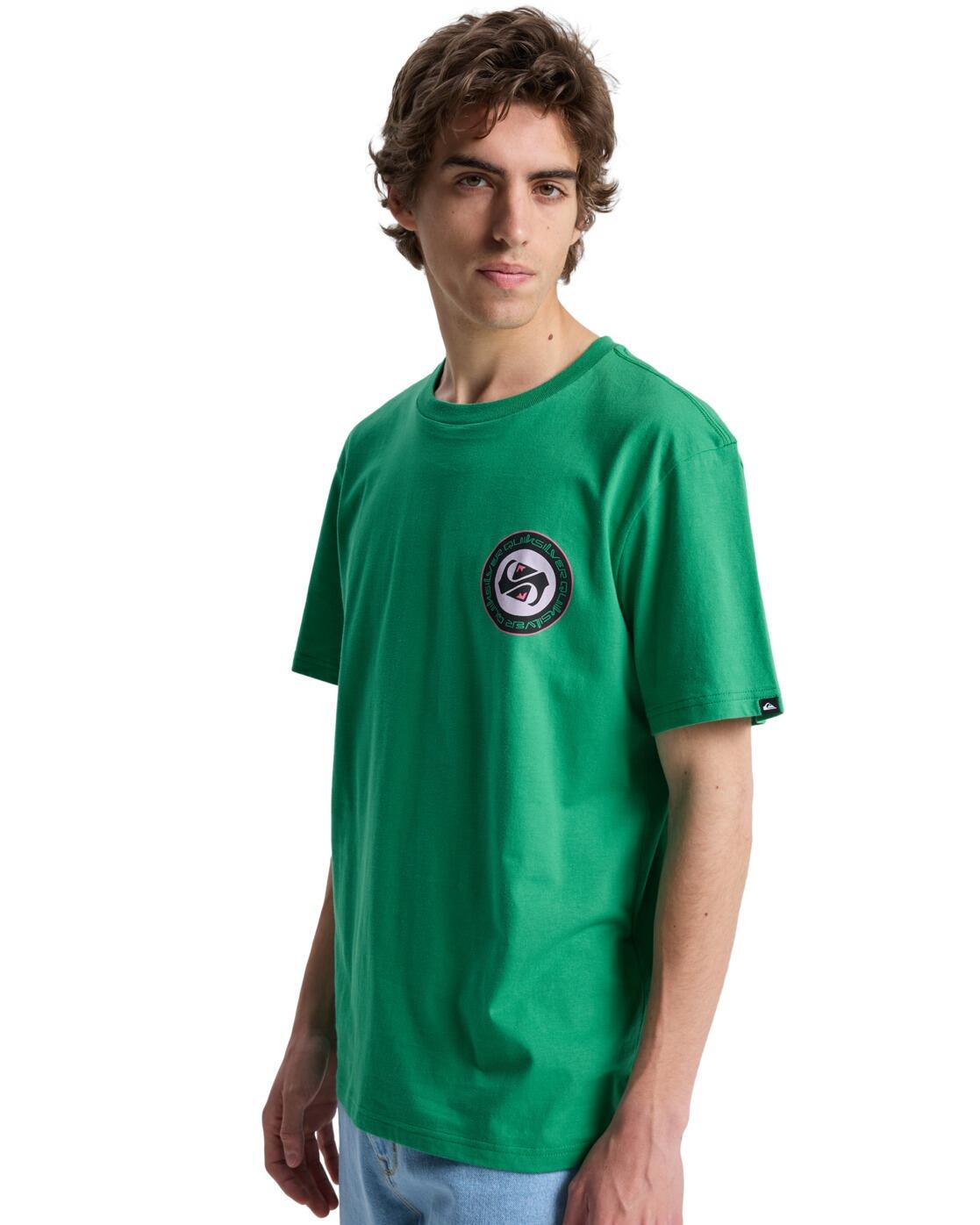 Camiseta de manga corta EV DUALITY Verde Hombre 3/4