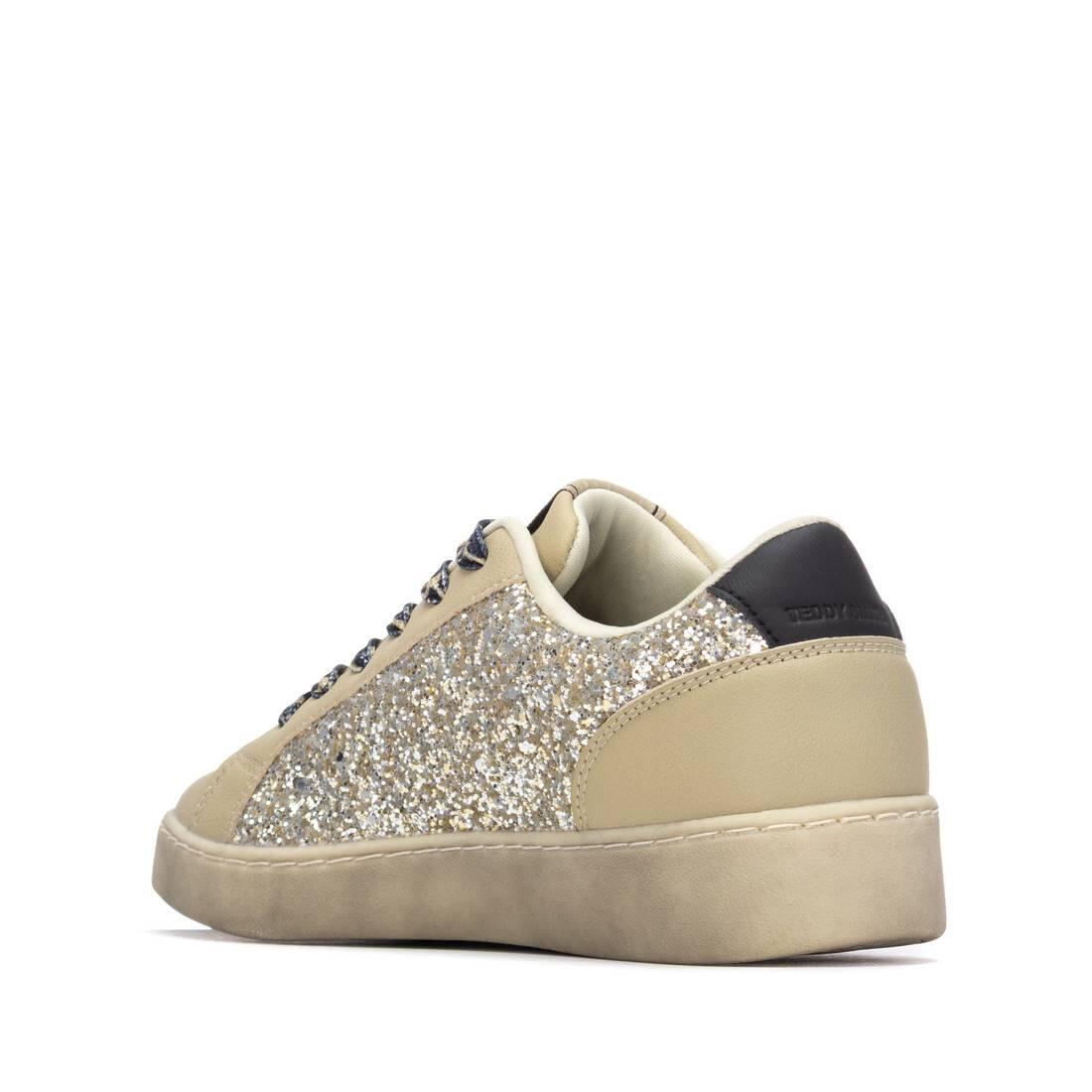 Zapatilla De Mujer Teddy Smith 120654 Oro 3/4