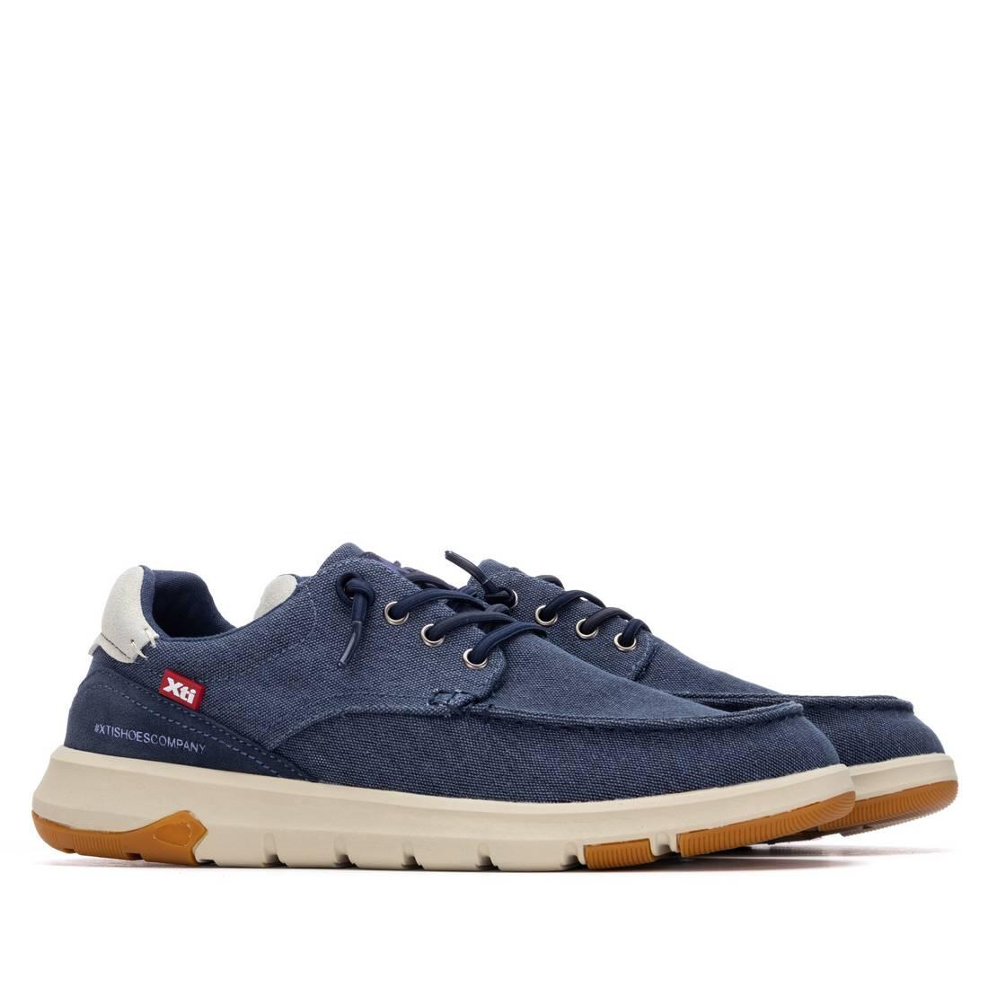 Zapato De Hombre Xti 145716 Navy 4/5