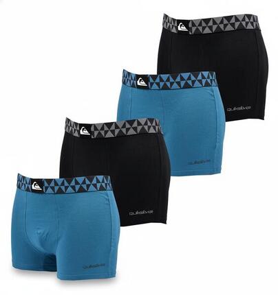 Quiksilver Pack de calzoncillos bóxers para hombre de algodón - Pack de 4