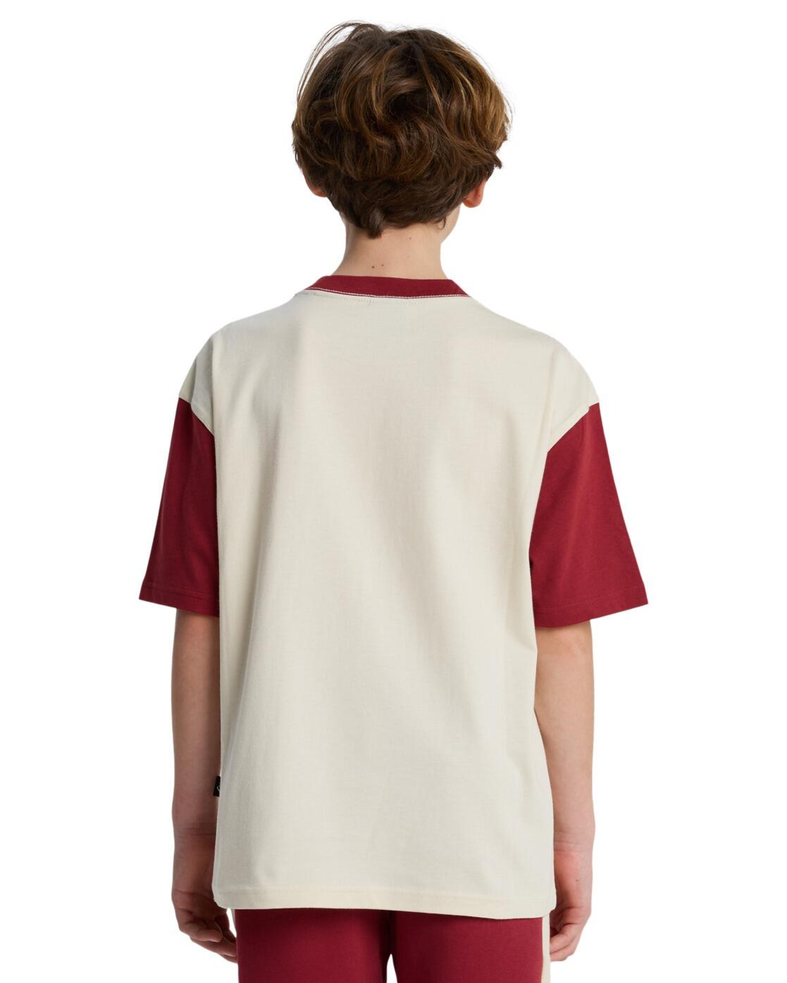 Maglia a maniche corte Quiksilver modello KNOWLEDGE AERA (WBS0) per ragazzi 2/5