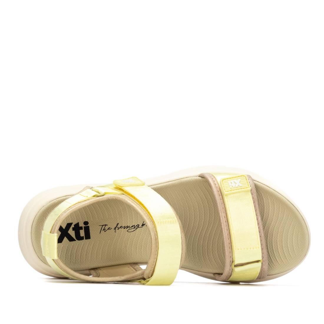 Sandalia De Mujer Xti 145264 Amarillo 5/5