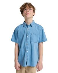 Chemise manches courtes CARRIGAN Gris Garçon