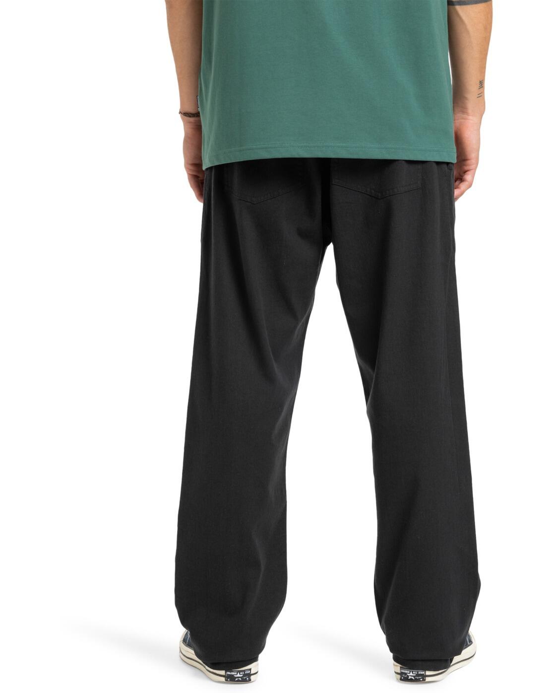 Pantalon taille élastique TAXER REGULAR TWILL Noir Homme 2/4