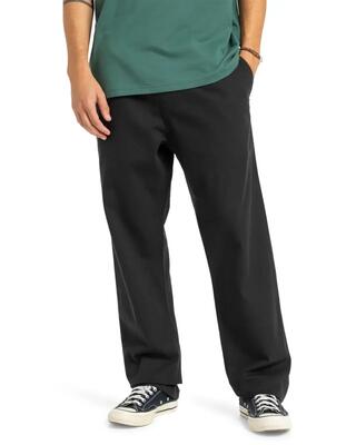 Broek met elastische taille taxer regular twill blau heren