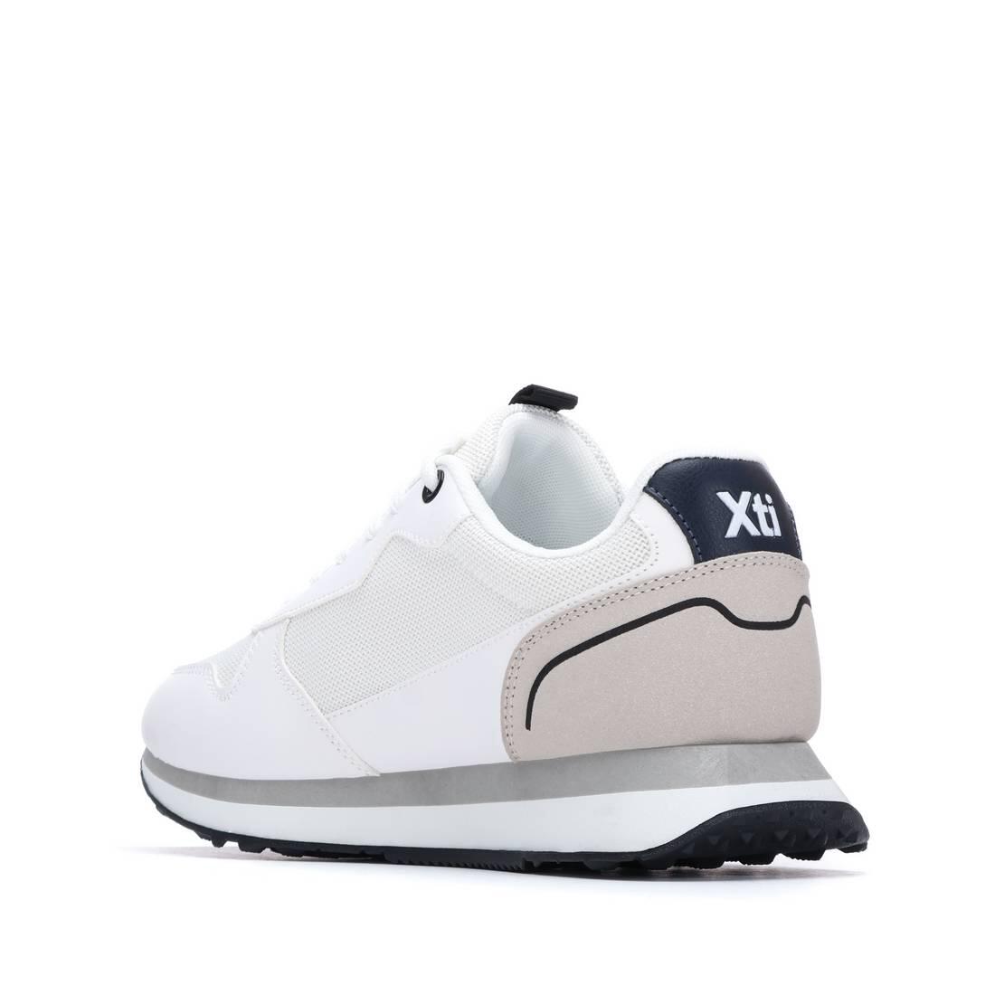 Zapatilla De Hombre Xti 145703 Blanco 3/4