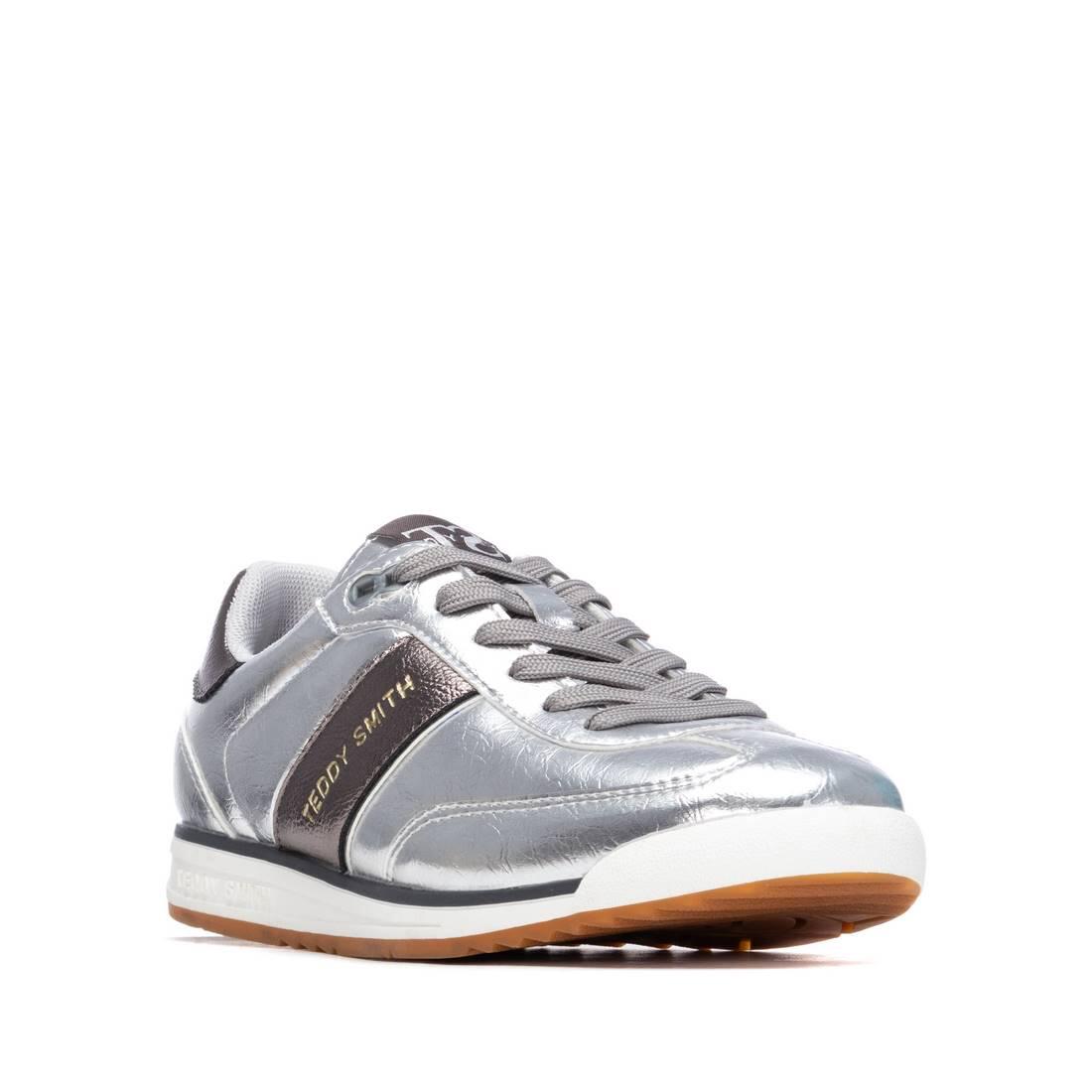 Zapatilla De Mujer Teddy Smith 120653 Plata 2/4