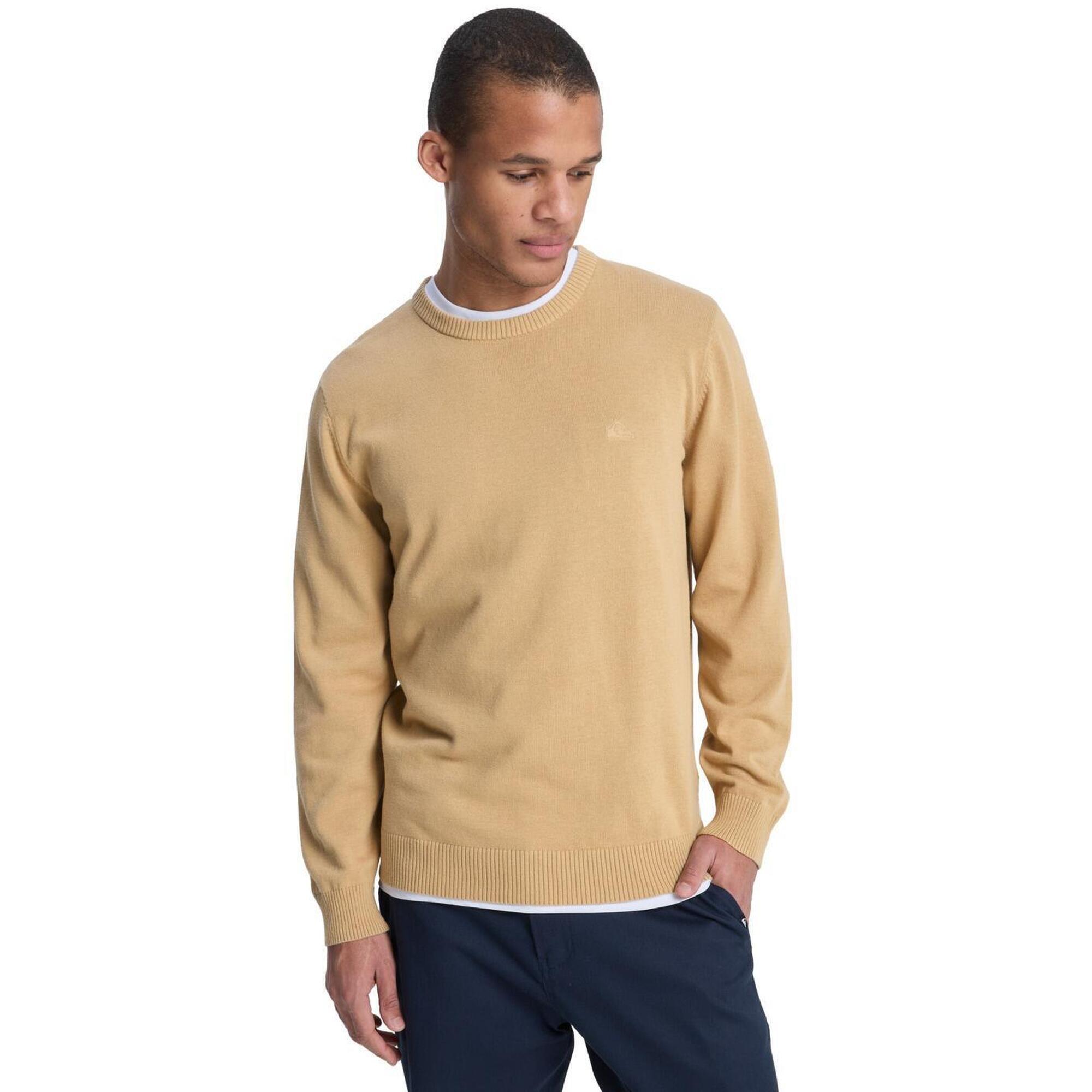Quiksilver - Pull Salt Water Light Marron Homme - Pull - Beige - Decathlon