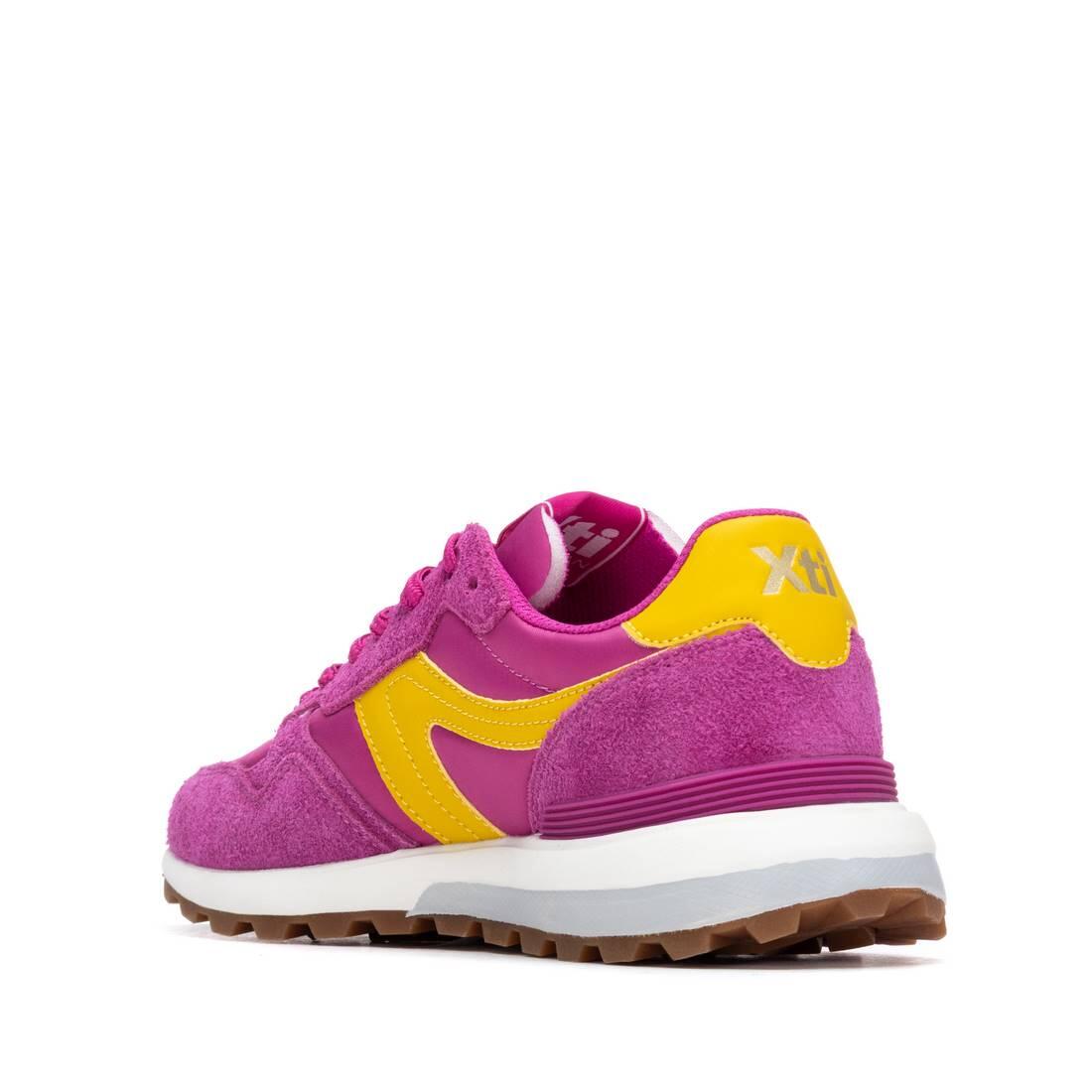 Zapatilla De Mujer Xti 145065 Fucsia 3/5
