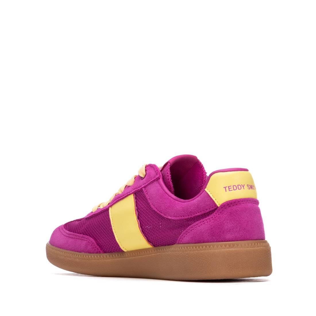 Zapatilla De Mujer Teddy Smith 120521 Fucsia 3/4