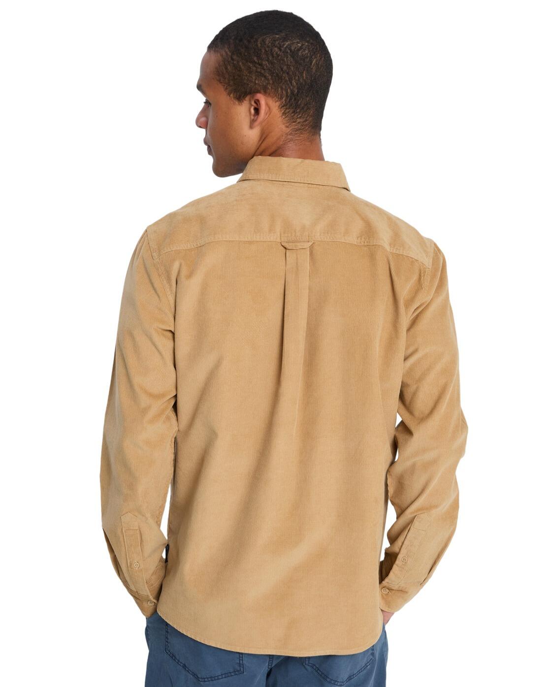 Overhemd met Lange Mouwen SMOKE TRAIL CORD Beige Heren 2/4