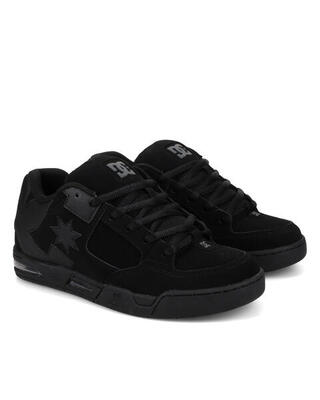 Leren schoenen dc command schwarz heren