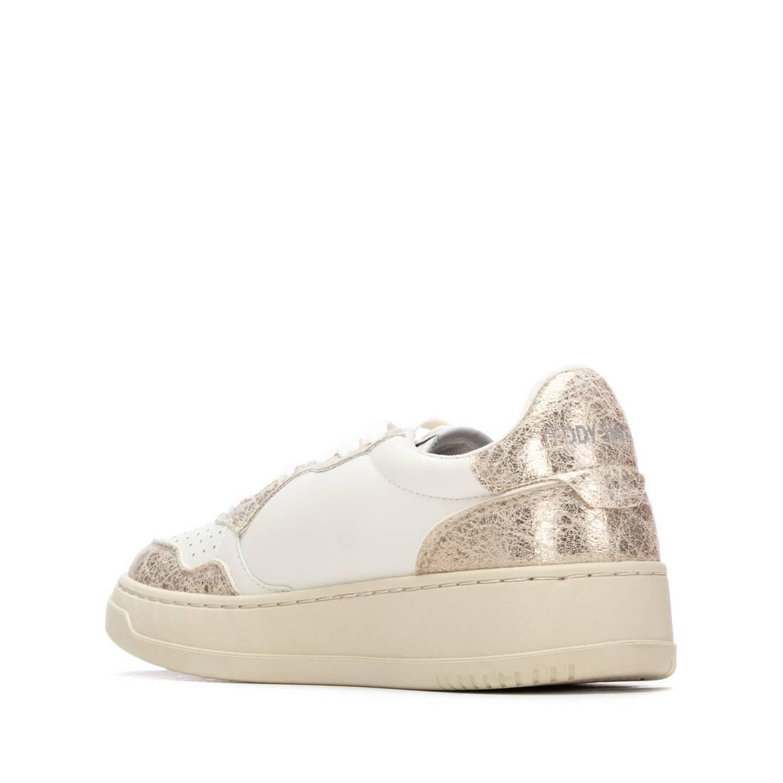 Zapatilla De Mujer Teddy Smith 120540 Oro 3/4