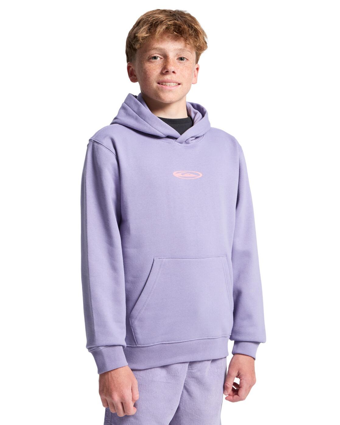 Sweat à capuche QUIK GLOBE Violet Garçon 3/4