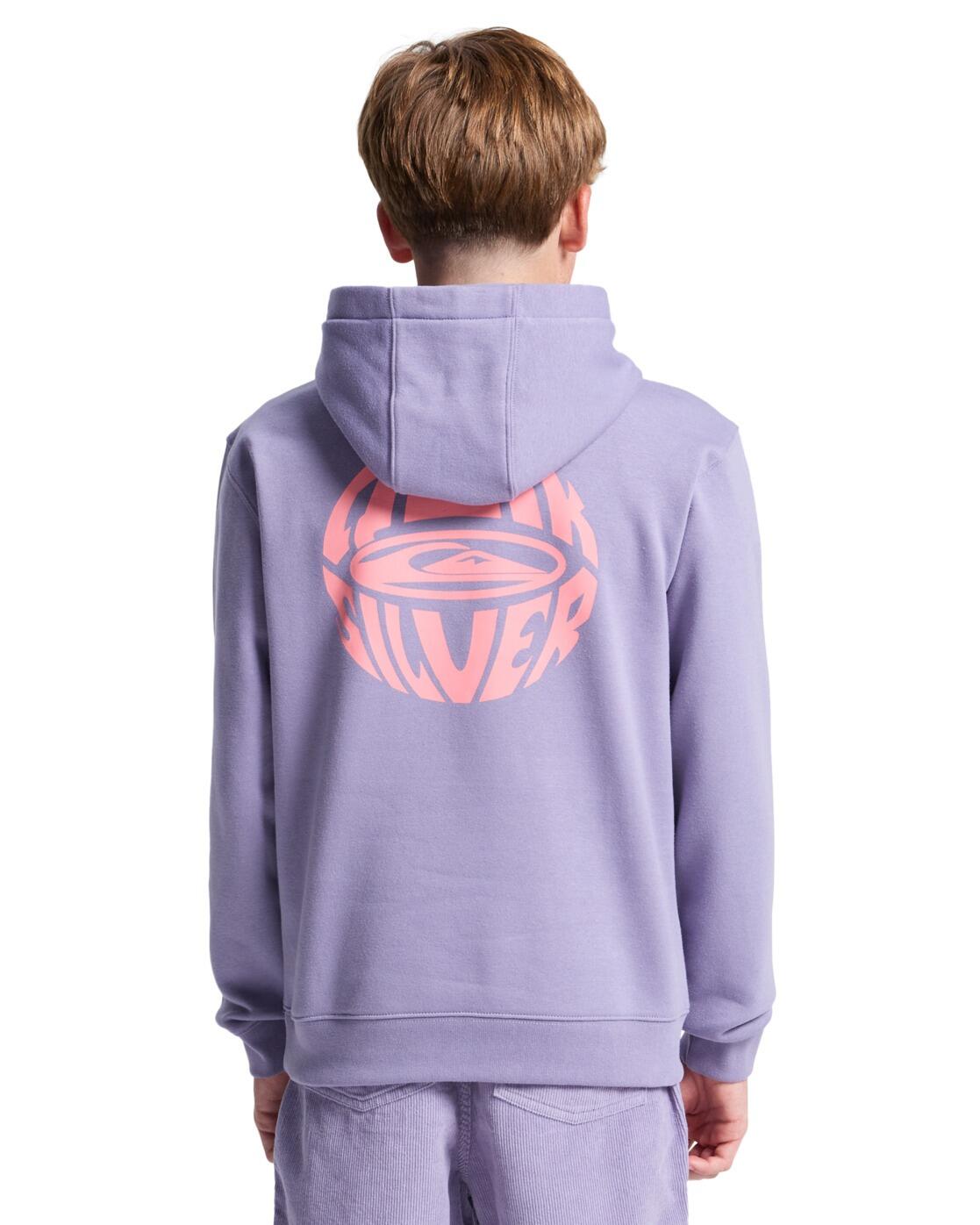 Sweat à capuche QUIK GLOBE Violet Garçon 2/4
