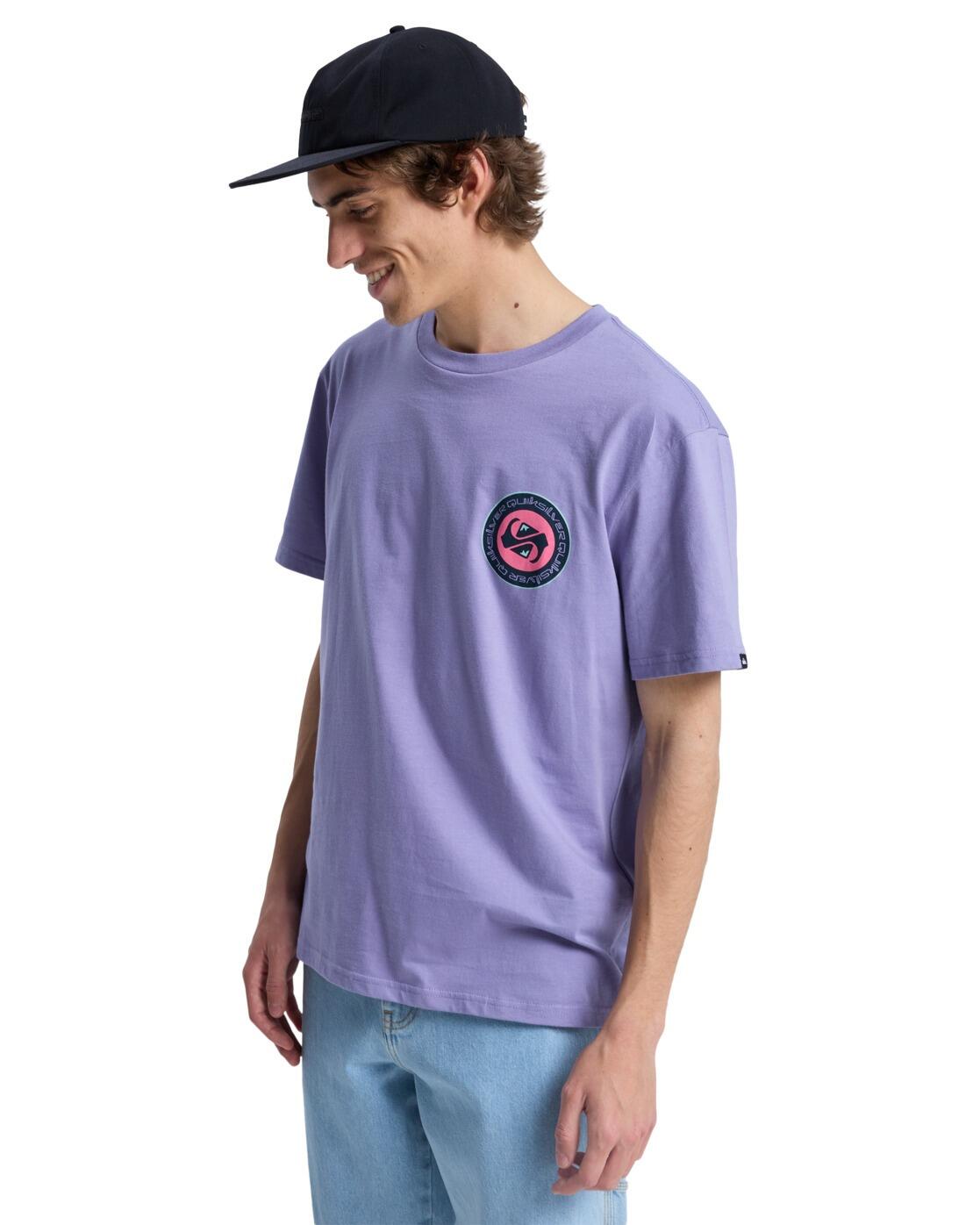 T-Shirt à manches courtes EV DUALITY Violet Homme 3/4
