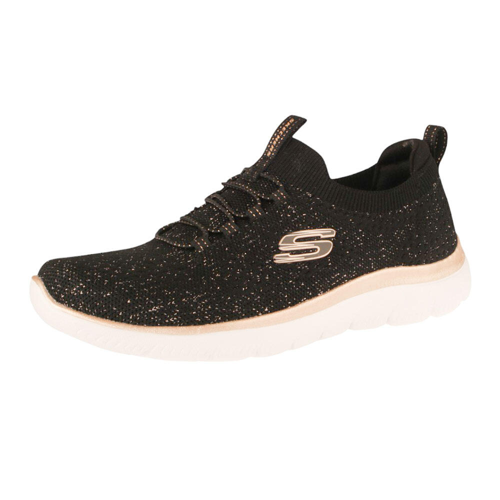 Pantofi sport Skechers Summits-Pixidust, negru-auriu 37.5