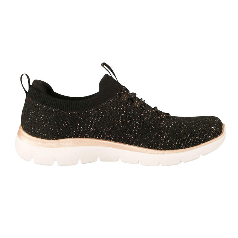 Pantofi sport Skechers Summits-Pixidust, negru-auriu 38.5
