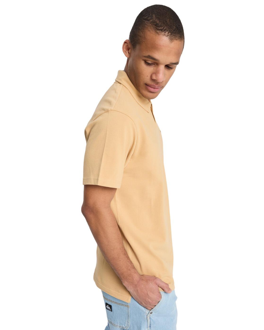 Polo à manches courtes MW PIQUE POLO Beige Homme 3/4