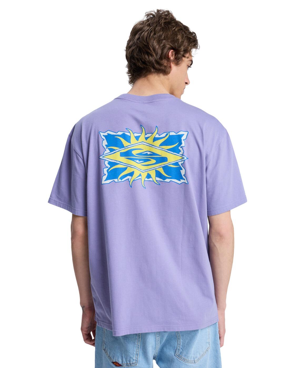 T-Shirt à manches courtes EV STARFISH STAMP Violet Homme 2/4