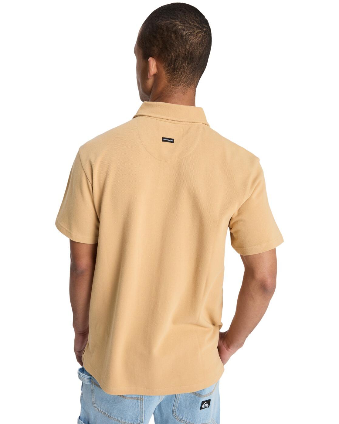 Polo à manches courtes MW PIQUE POLO Beige Homme 2/4
