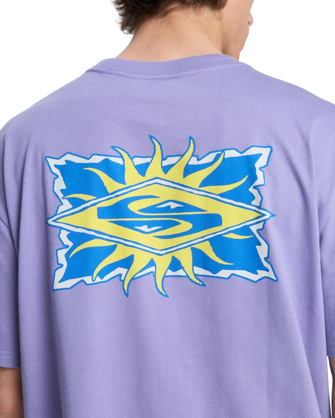 T-Shirt à manches courtes EV STARFISH STAMP Violet Homme 4/4