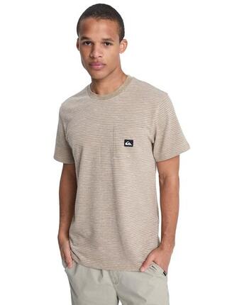 T-Shirt à manches courtes LOPAZ STRIPED POCKET Noir Homme