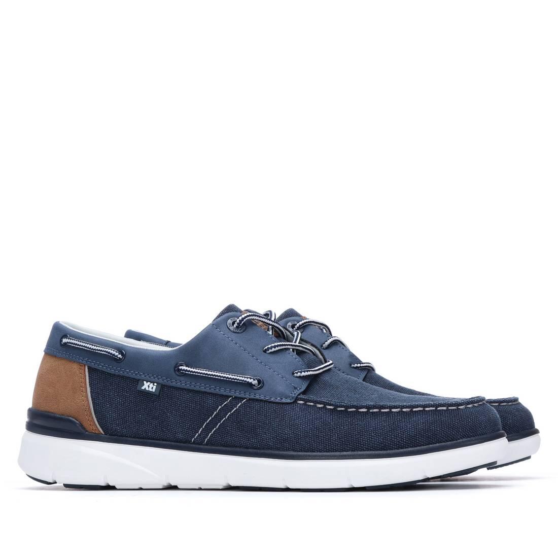 Zapato De Hombre Xti 145762 Navy 4/4