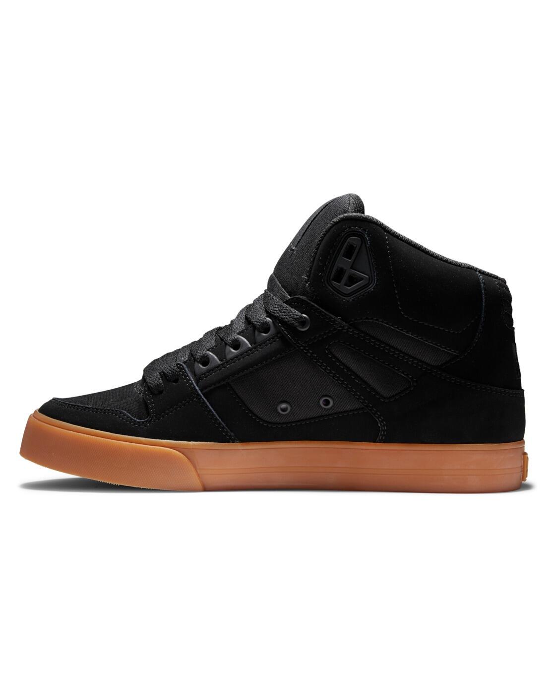Zapatillas de caña alta PURE SE Negro Hombre 3/4